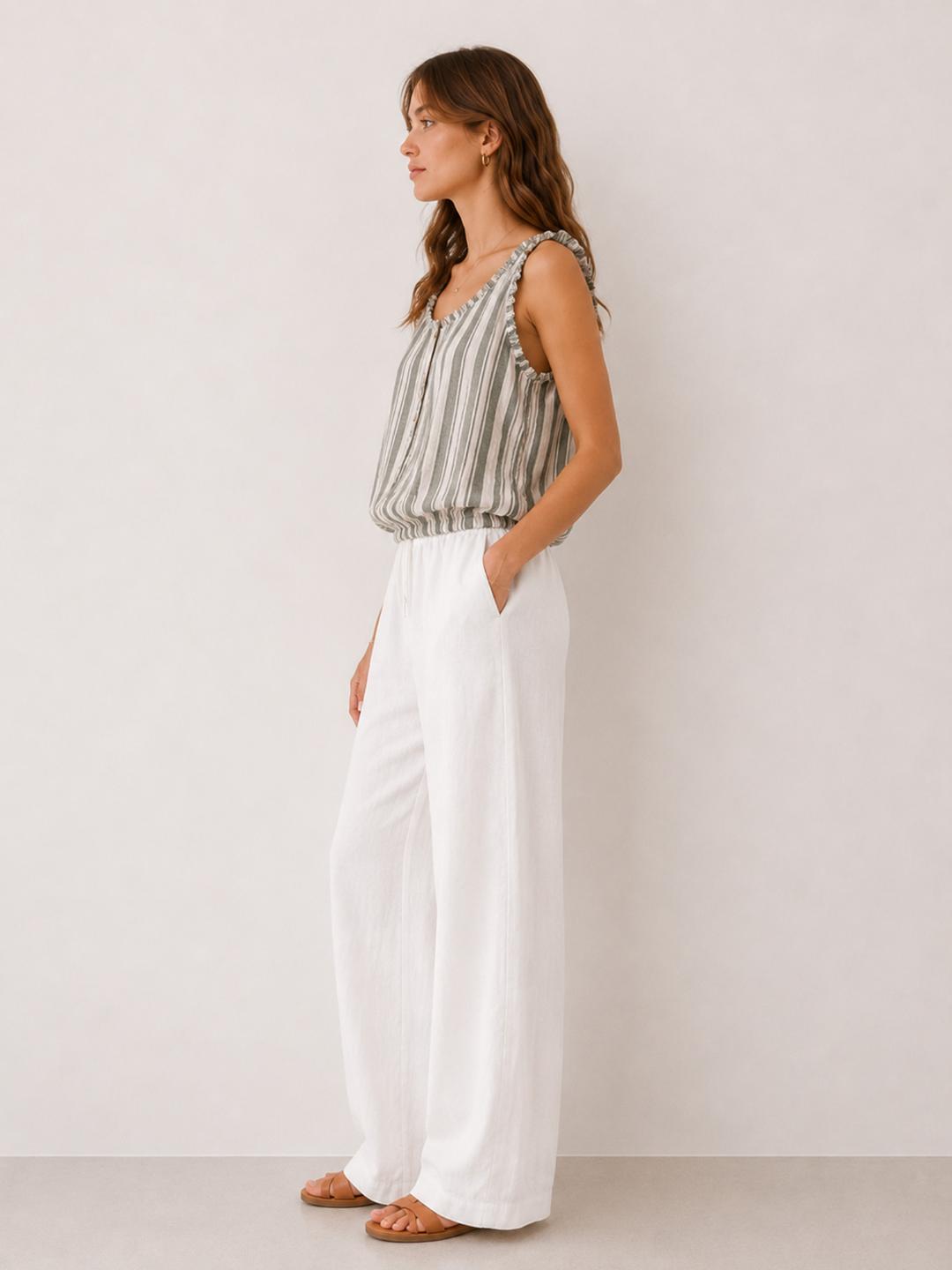 Cotton stripe top