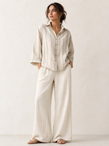 Cotton Stripe Shirt