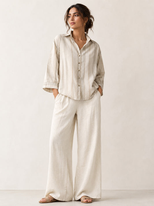 Cotton Stripe Shirt