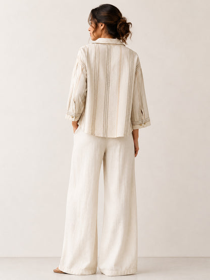 Cotton Stripe Shirt