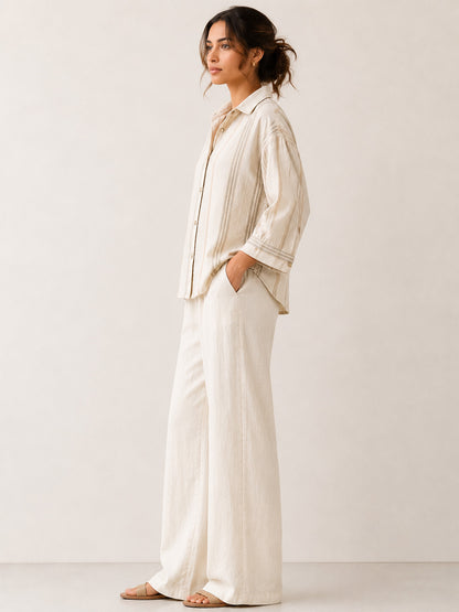 Cotton Stripe Shirt