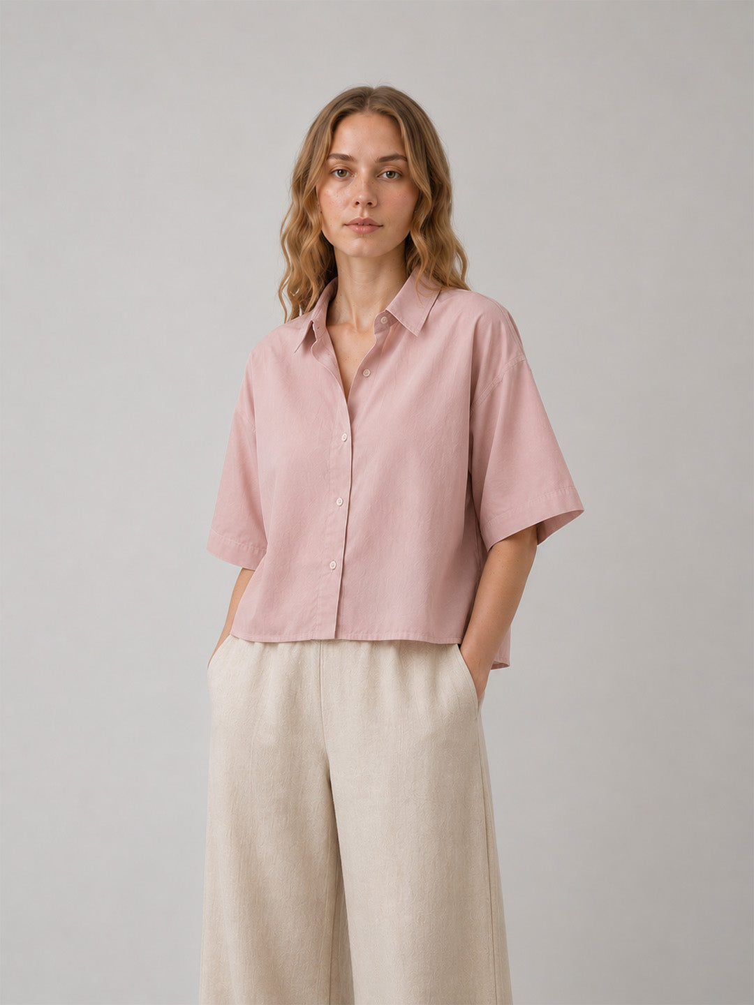 Short Length Cotton Shirt