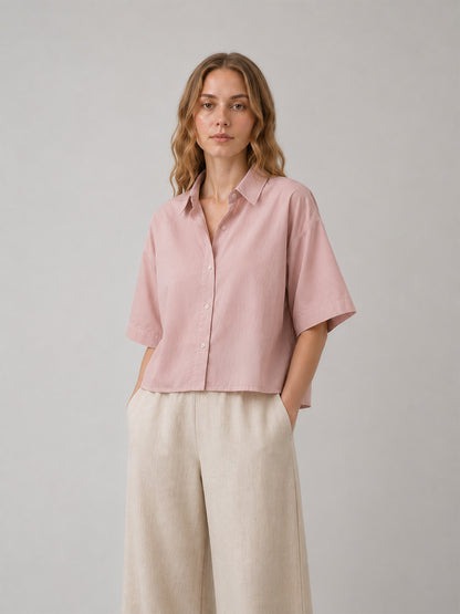 Short Length Cotton Shirt