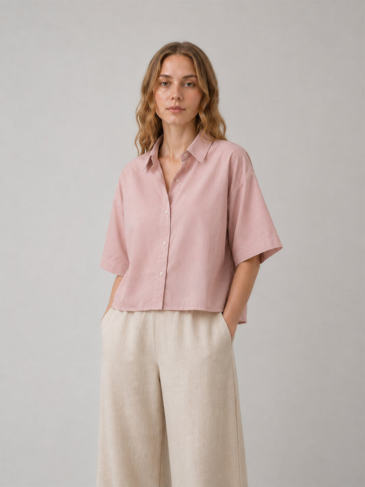 Short Length Cotton Shirt