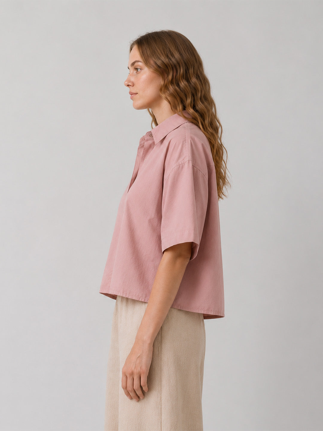 Short Length Cotton Shirt