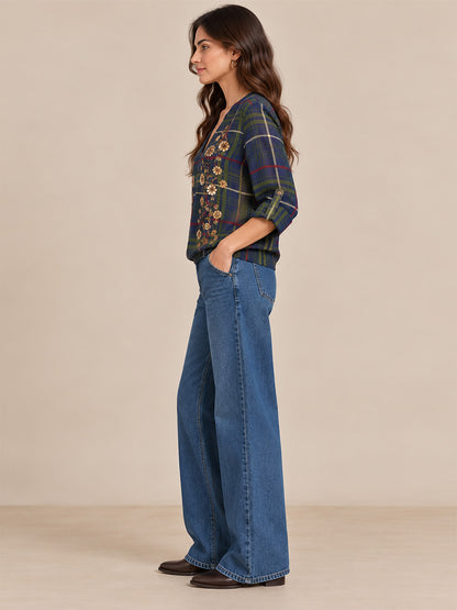 scoup-embellished-check-top