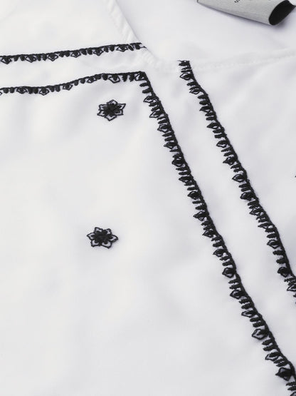 White embroidered cami