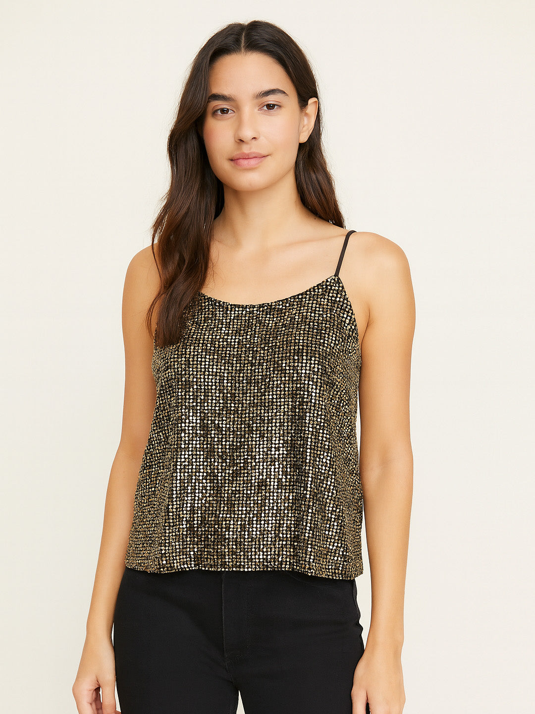 Sequined Cami Party Top